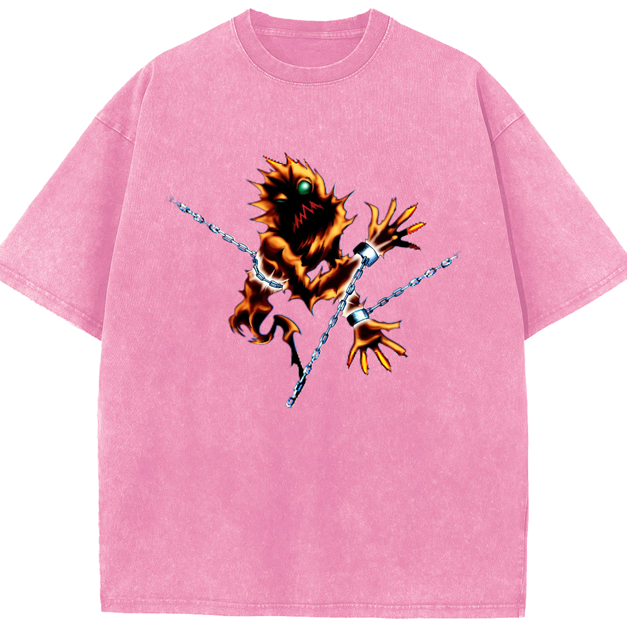 （画像用） 遊☆戯☆王 Yu-Gi-Oh! 綿100% ヴィンテージ風 半袖Tシャツ（フロントプリント）